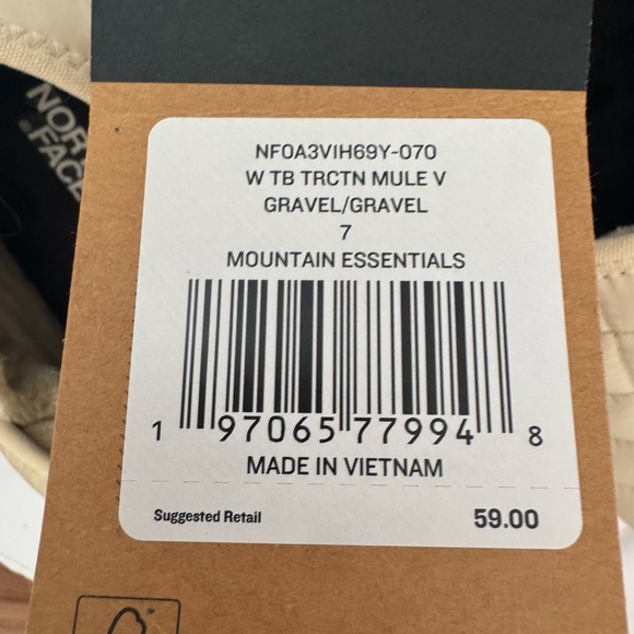 The North Face Women’s Thermoball Mule Quilted Slip-On Shoes in Gravel. NWT! - Picture 9 of 9